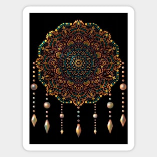 Tribal Mandala Design Magnet